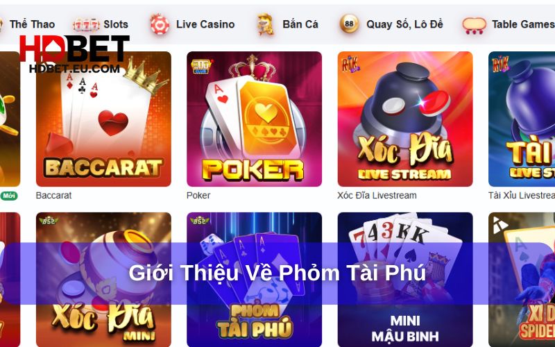 Phỏm Tài Phú là gì